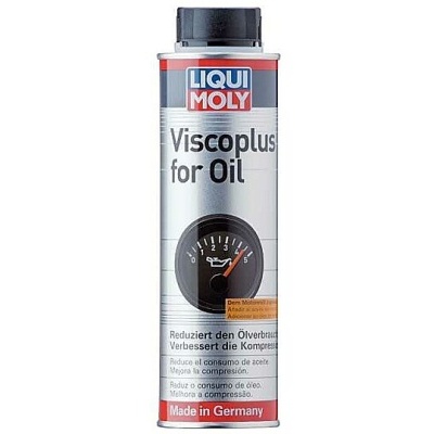 Frasco metálico LIQUI MOLY Viscoplus for Oil com tampa preta