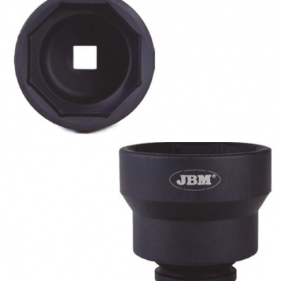 Chave de impacto preta JBM com base larga e quadrada para encaixe em ferramentas