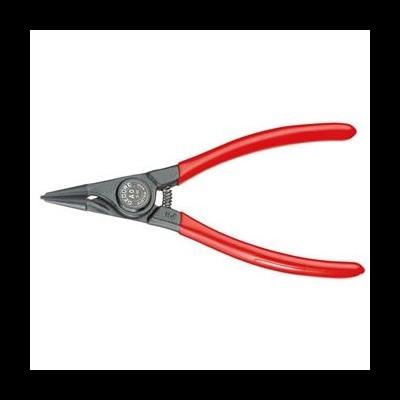 Alicate de precisão com pontas finas e mangas vermelhas