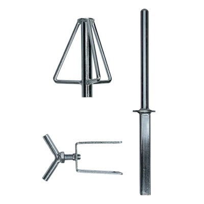 Peças metálicas cromadas para montagem com formas diversas