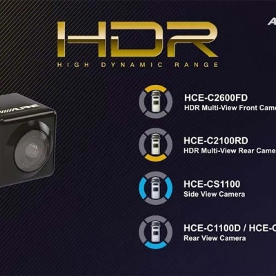 Produtos de câmaras Alpine Style HDR com modelos e descrições