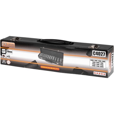 Caixa preta com conjunto de soquetes Rainman Premium Quality