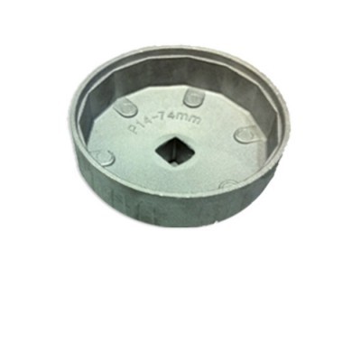 Ferramenta metálica circular com gravação PL4-74mm