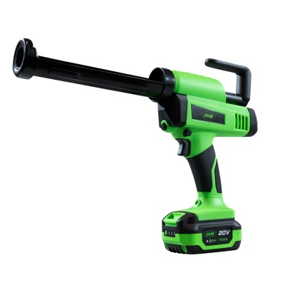 Máquina elétrica verde e preta para cola com bateria 20V