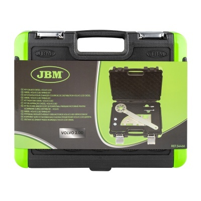 Conjunto de ferramentas JBM com estojo verde e preto para Volvo 2.0D
