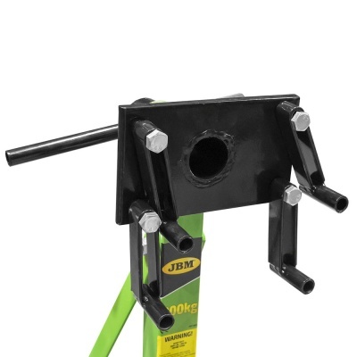 Suporte giratório metálico preto e verde JBM para pesos até 300 kg