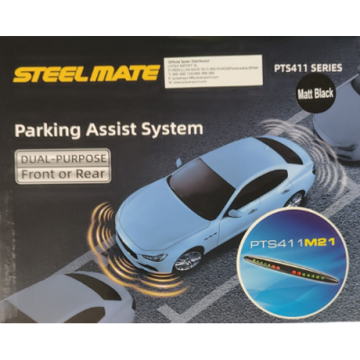 Embalagem sistema de assistência de estacionamento Steel Mate Matt Black PTS411 SERIES