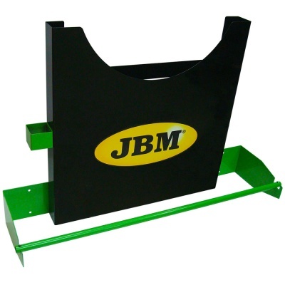 Suporte metálico para macaco automóvel com logotipo JBM