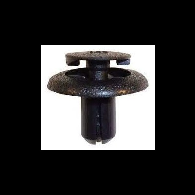 Suporte fixador de guarda-lamas automóvel preto em plástico