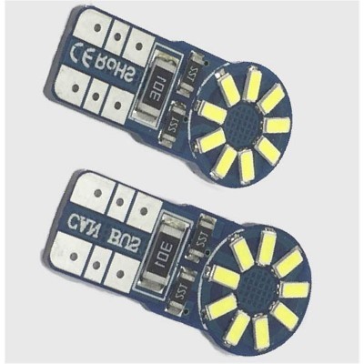 Dois módulos eletrónicos com LEDs amarelos em círculo