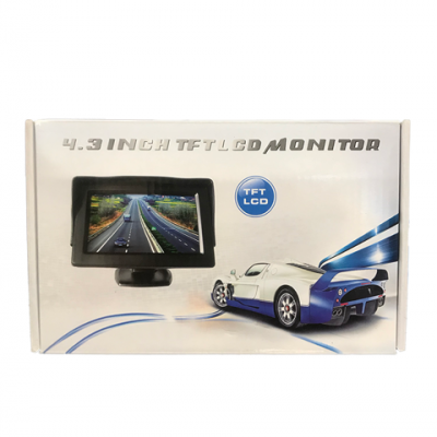 Embalagem de monitor LCD TFT para carro com imagem e texto