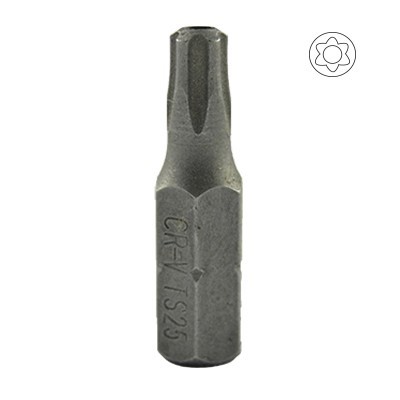 Bit de metal cinzento para chave Torx com gravação CR-V TS25