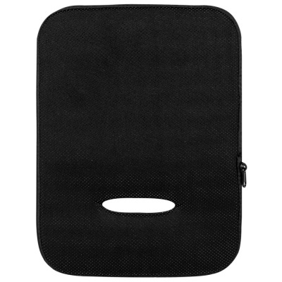 Bolsa preta para portátil ou tablet com fecho de correr