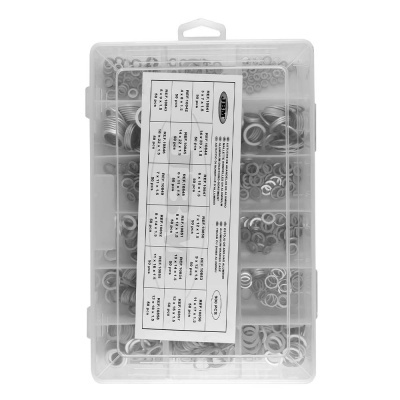 Estojo transparente com arruelas metálicas IKEA