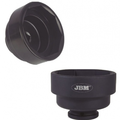 Dois soquetes de ferramenta pretos com logo JBM