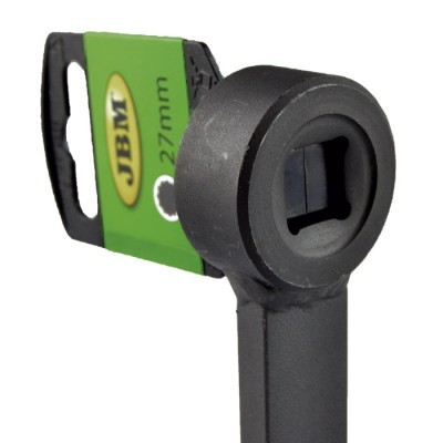 Chave de soquete preta com embalagem verde JBM para 27mm