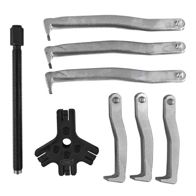 Conjunto de ferramentas metálicas e plásticas para remoção