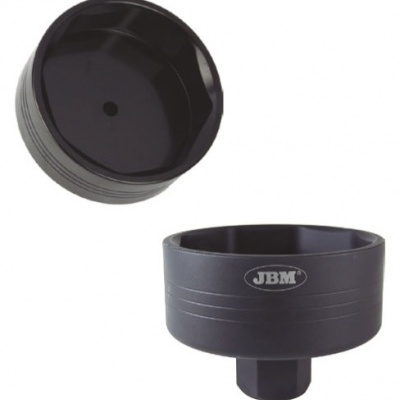 Ferramentas JBM em aço preto fosco com formato cilíndrico