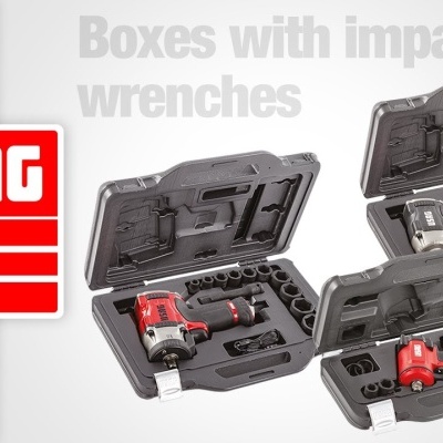 Caixas pretas com chaves de impacto da USAG