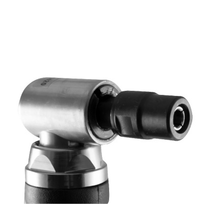 Ferramenta manual metálica com encaixe preto