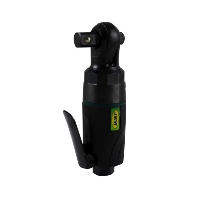 Ferramenta pneumática preta com alavanca lateral e etiqueta JBM