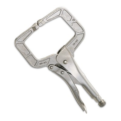 Alicates de aperto tipo grampo em metal prateado