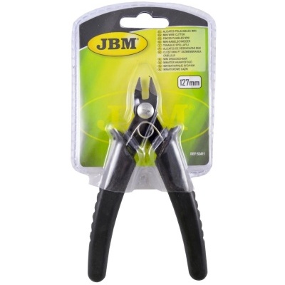 Alicate de pressão JBM preto em embalagem verde e amarelo com 127 mm