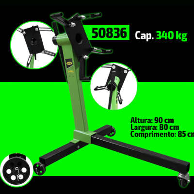 Suporte metálico para motor capacidade 340 kg modelo 50836