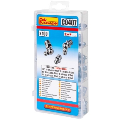 Embalagem plástica com conexões metálicas cromadas Richmann C0407