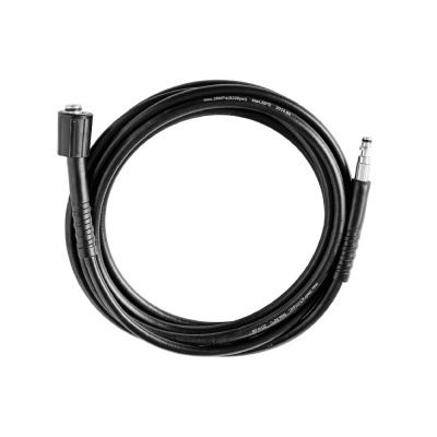 Cabo de áudio preto com fichas jack de 6,35 mm