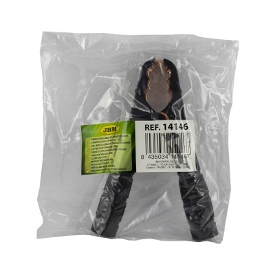 Alicate preto metálico na embalagem de plástico transparente