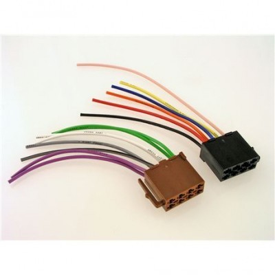 Conectores eléctricos com fios coloridos