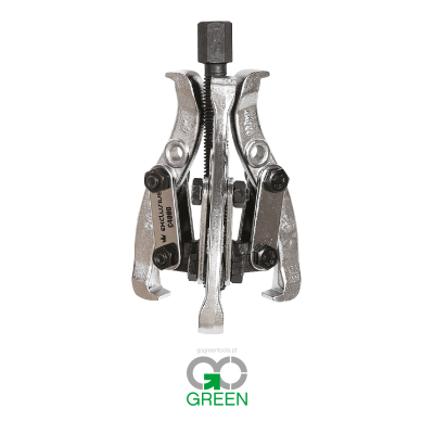 Extratores de rolamentos metálicos com três garras e parafuso superior