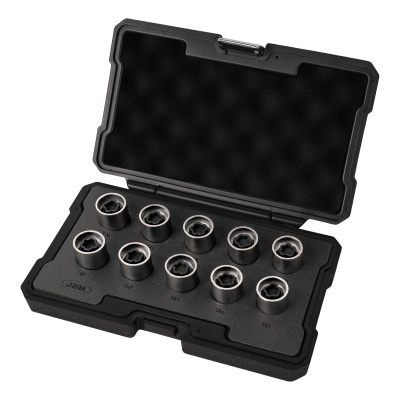 Conjunto de soquetes em caixa preta aberta