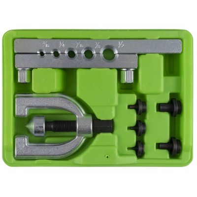 Kit de ferramentas de fixação de rebites em estojo verde