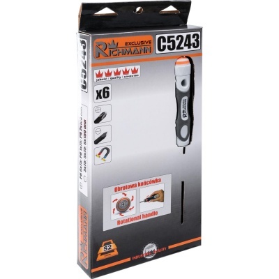 Embalagem com lâminas Richmann Exclusive C5243 e cabo rotativo