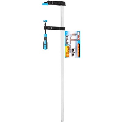 Grampo de aperto em forma de F Vonder 0807 210 com cabo azul e preto