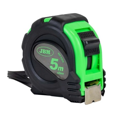 Trena JBM 5 metros preta e verde com botão de bloqueio preto