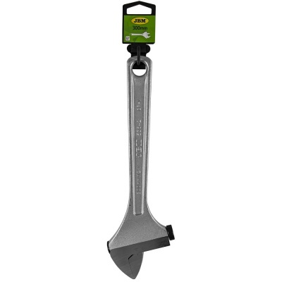 Chave inglesa ajustável de 300mm com embalagem verde e preta