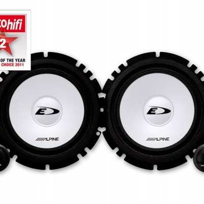 Par de altifalantes Alpine com selo autohifi Product of the Year