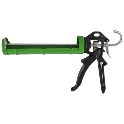 Pistola de aplicação para silicone verde e preta