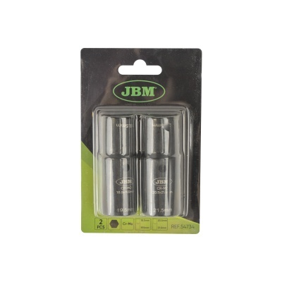 Conjunto de 2 chaves de caixa JBM em embalagem preta e verde