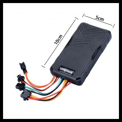 Dispositivo rastreador GPS Sinotrack com cabos coloridos