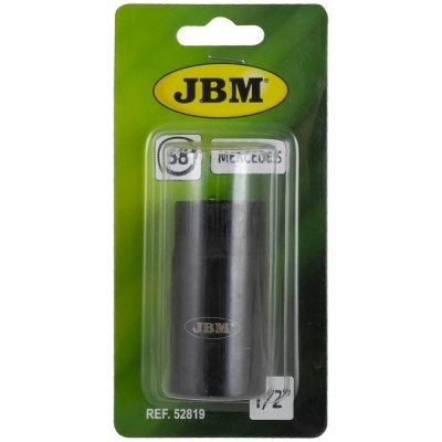 Soquete preto JBM na embalagem verde com logótipo e referência