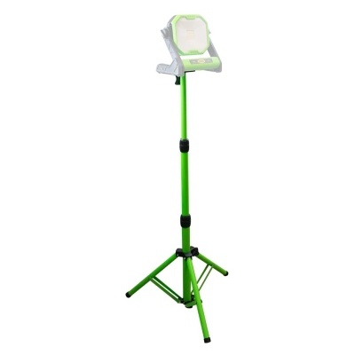 Projetor LED verde em tripé verde ajustável
