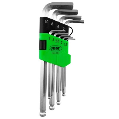 Conjunto de chaves Allen JBM com suporte verde e preto