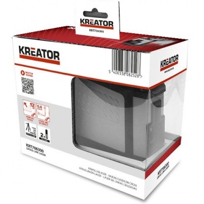 Embalagem com laser de linhas cruzadas KREATOR KRT706309