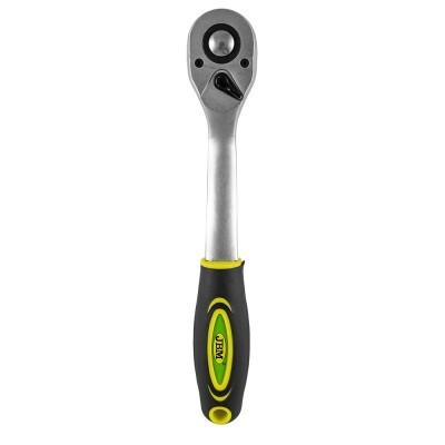 Chave de catraca com cabo preto e amarelo e marca JBM