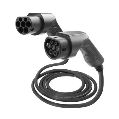 Cabo de carregamento elétrico com conectores de sete pinos