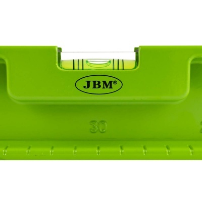 Nível de bolha verde com visor de bolha e marca JBM®